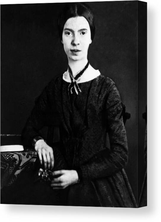 Dickinson Canvas Print featuring the photograph Emily Dickinson by Everett