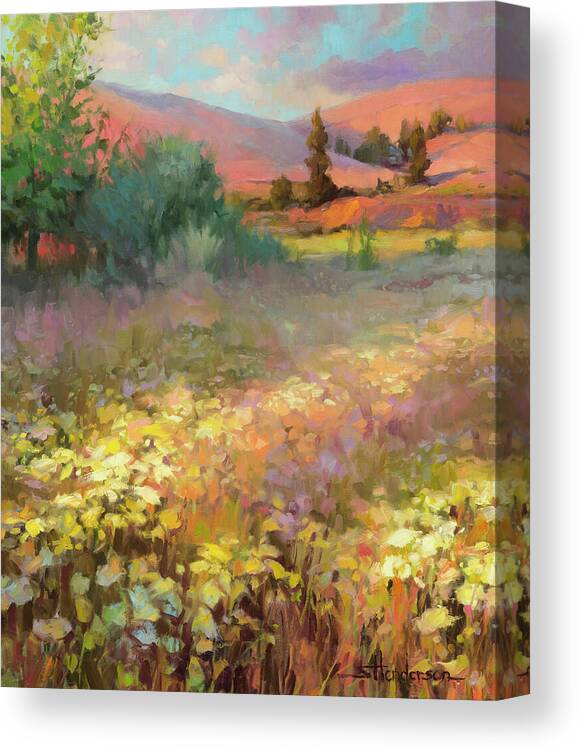 Country Canvas Print featuring the painting Field of Dreams by Steve Henderson