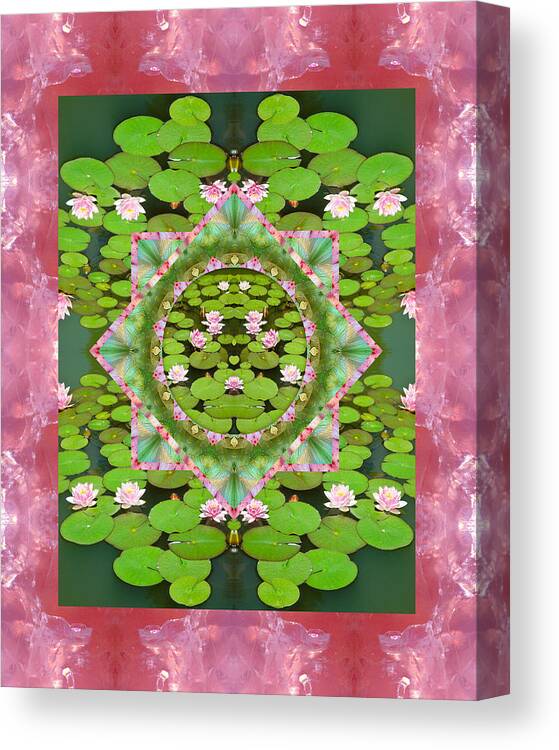 Mandalas Canvas Print featuring the photograph Floating World by Bell And Todd