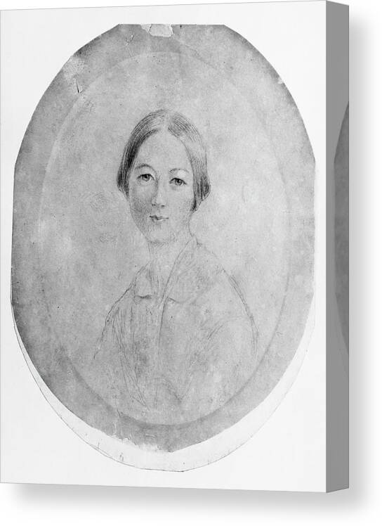 1846 Canvas Print featuring the photograph Florence Nightingale by Elizabeth Eastlake