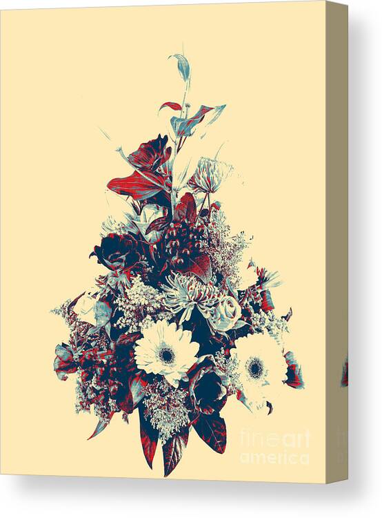 Flower Canvas Print featuring the painting Flower by Celestial Images