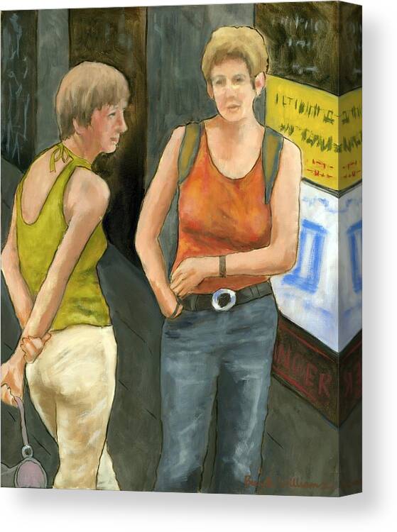 Figurative Canvas Print featuring the painting Galway Afternoon by Brenda Williams