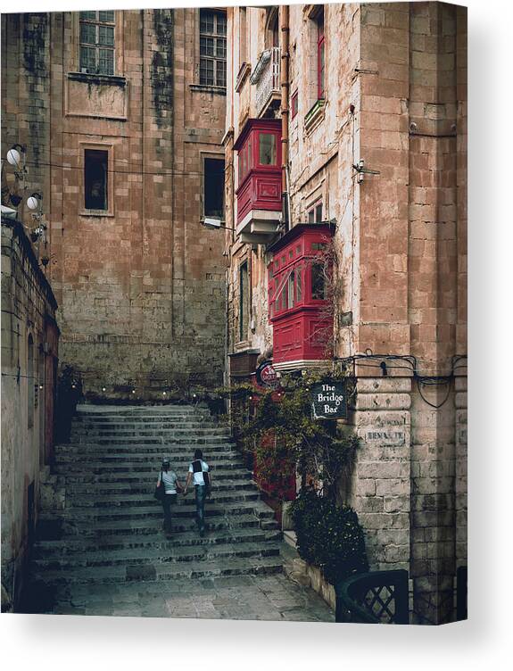 Malta Canvas Print featuring the photograph Going Up by Nisah Cheatham
