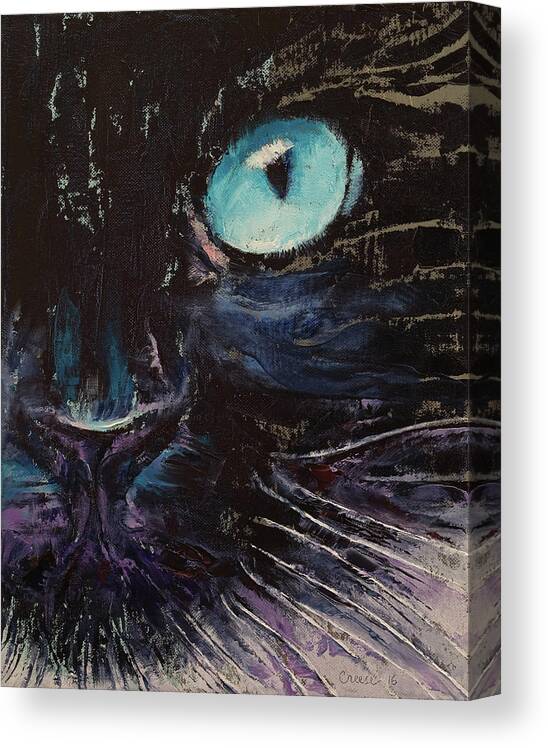 Cat Canvas Print featuring the painting Himalayan by Michael Creese