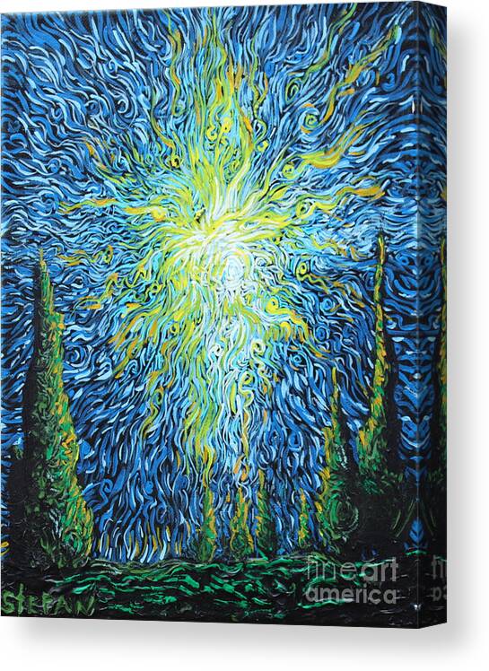 Impressionism Canvas Print featuring the painting In Reverence To Thee by Stefan Duncan