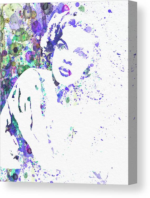 Judy Garland Canvas Print featuring the painting Judy Garland by Naxart Studio