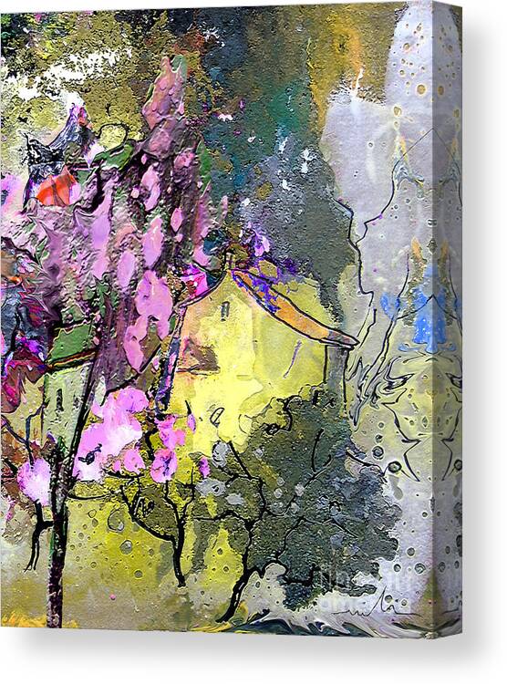 Provence Canvas Print featuring the painting La Provence 01 by Miki De Goodaboom