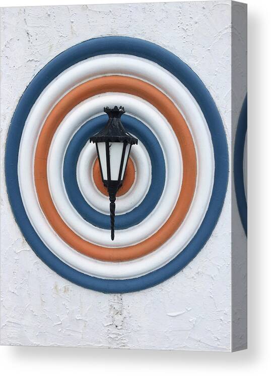 Light Canvas Print featuring the photograph Lamp hits the Bullseye by Matthew Wolf
