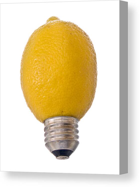 Italy Canvas Print featuring the photograph Lemon Light by Jim DeLillo