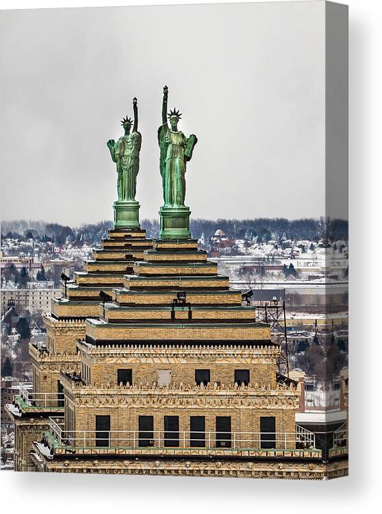 Canvas Print featuring the photograph Liberty by Dave Niedbala