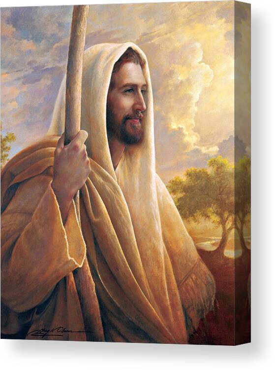 Light Of The World Canvas Print featuring the painting Light of the World by Greg Olsen