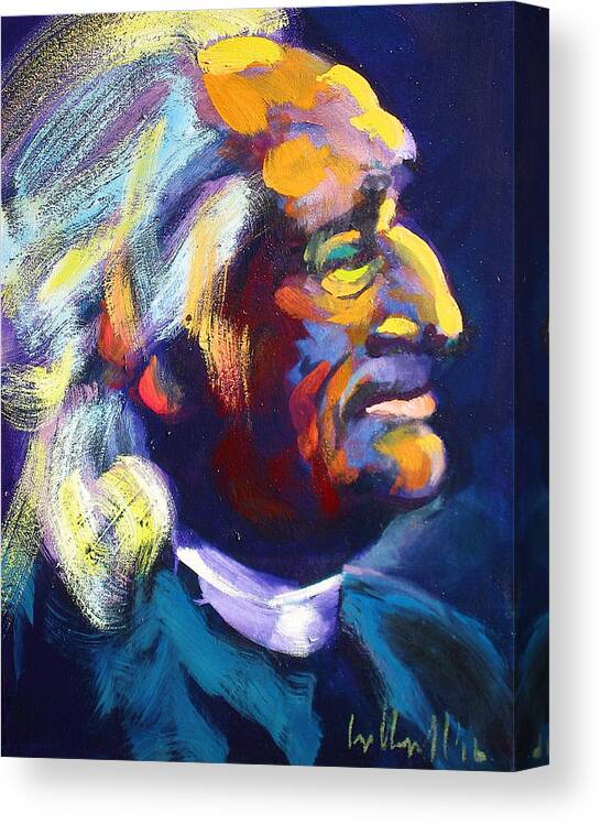 Painting Canvas Print featuring the painting Liszt by Les Leffingwell