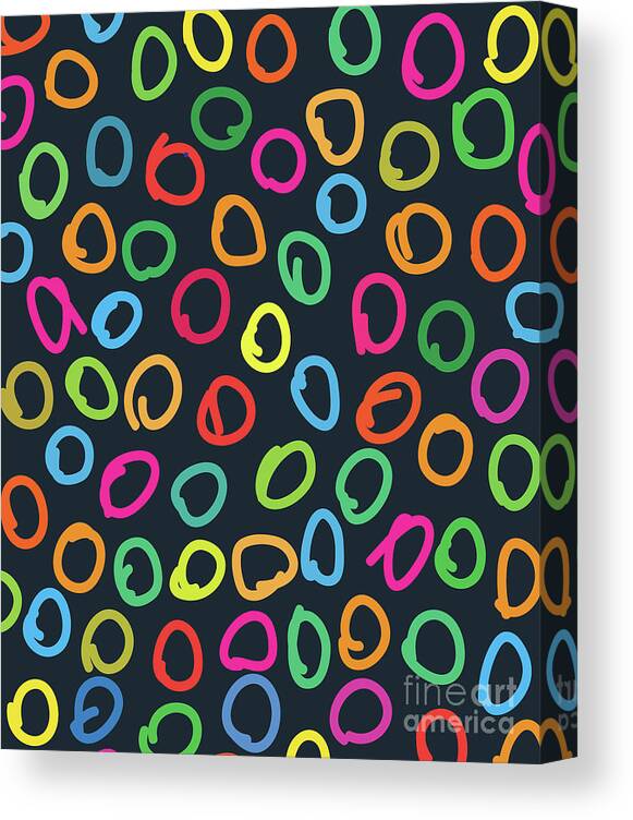 Lovely Canvas Print featuring the digital art Lovely Pattern by Amir Faysal