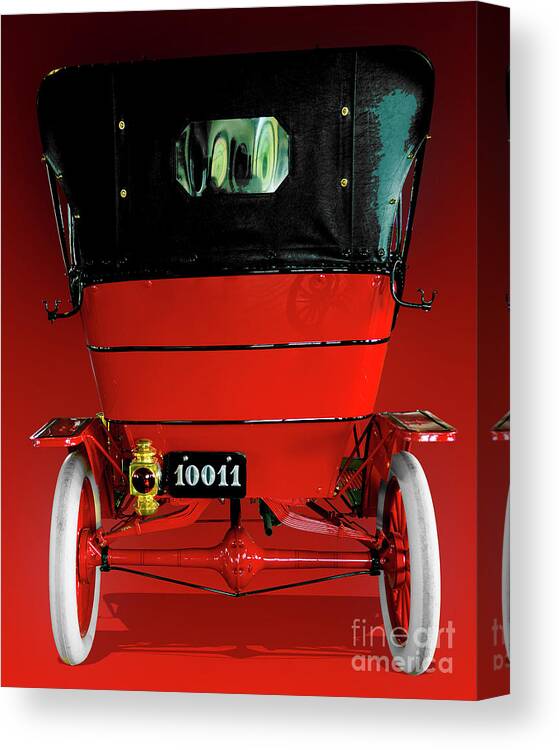 Auto Canvas Print featuring the digital art Model-t 10011 by Anthony Ellis