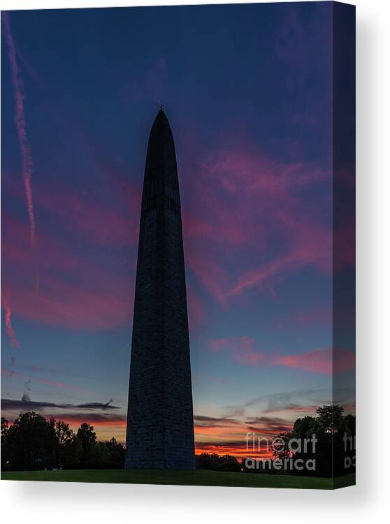 Vemont Canvas Print featuring the photograph Monumental Sunset by Phil Spitze