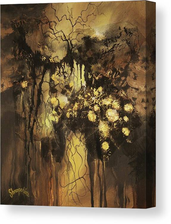 Abstract Canvas Print featuring the painting Mother Lode by Tom Shropshire