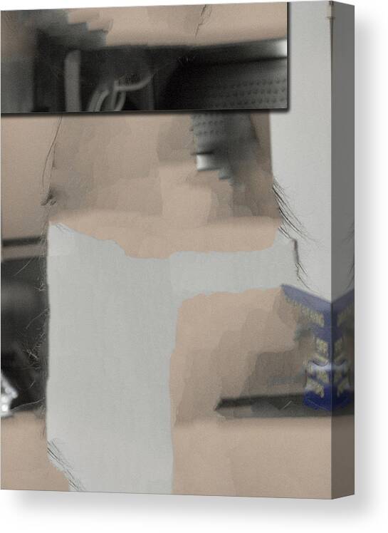 Abstract Canvas Print featuring the photograph Music Room by Jessica Levant