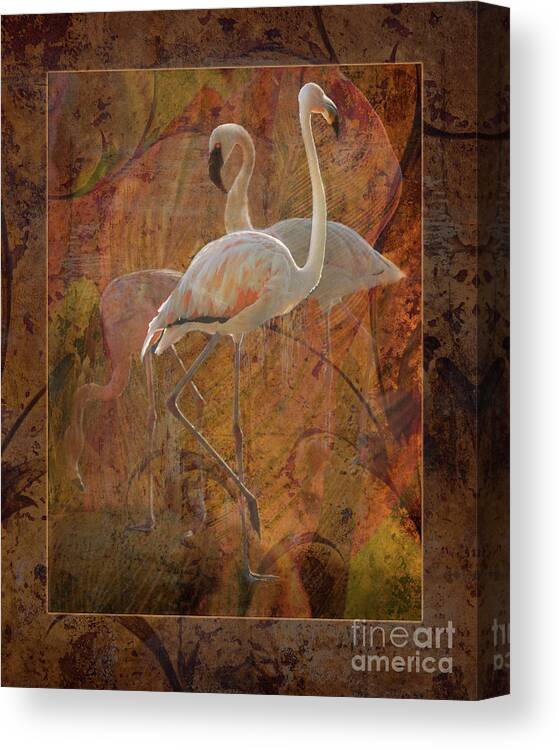 Herons Canvas Print featuring the photograph New Upload by Melinda Hughes-Berland