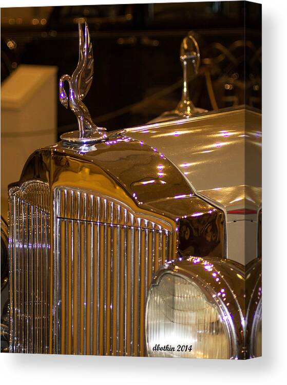 Car Canvas Print featuring the photograph Packard by Dick Botkin