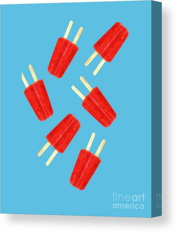 Popsicle Canvas Print featuring the photograph Popsicle T-shirt by Edward Fielding