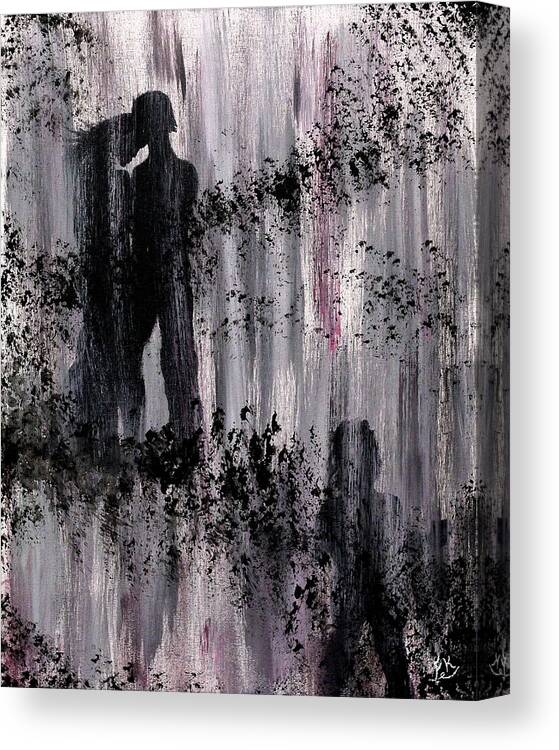 Rain Canvas Print featuring the painting Rain Swept by Franklin Kielar