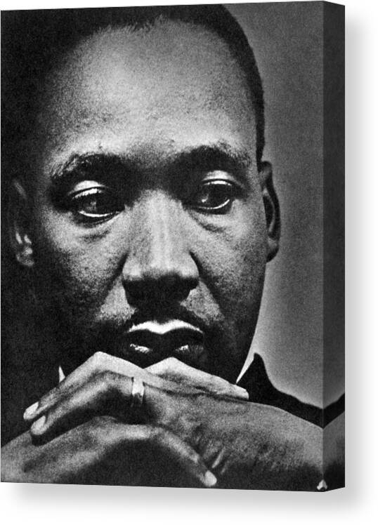 African American Canvas Print featuring the photograph Rev. Martin Luther King Jr. 1929-1968 by Everett