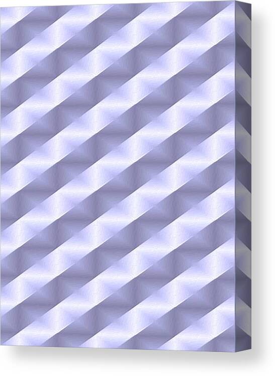 Triangle Canvas Print featuring the painting Ribbons by Vickie G Buccini