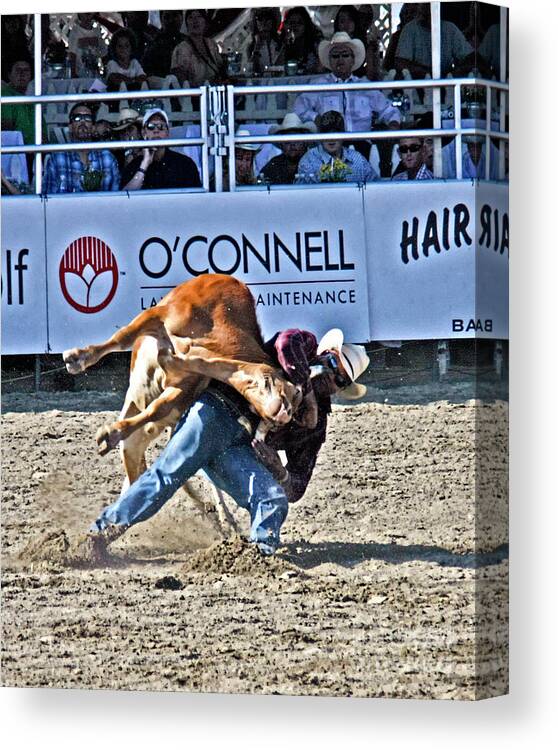 Rodeo Canvas Print featuring the photograph Rodeo 3 by Tom Griffithe