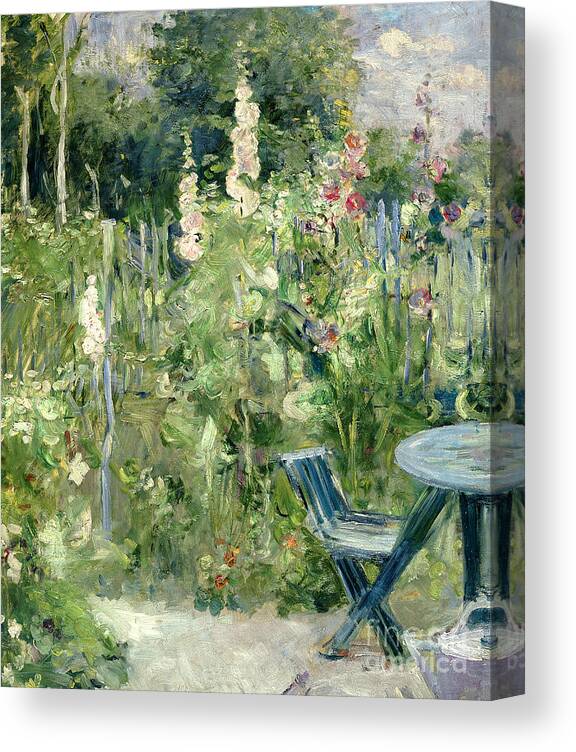 Roses Canvas Print featuring the painting Roses Tremieres by Berthe Morisot