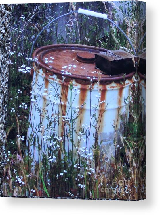 Rust Canvas Print featuring the photograph Rust Never Sleeps by Marie Neder