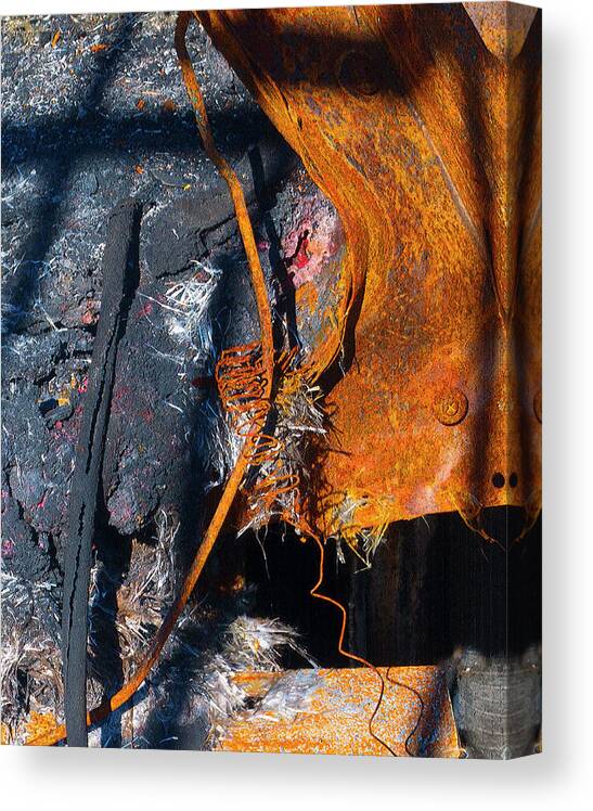 Rust Scapes #6 Canvas Print featuring the photograph Rust Scapes #6 by Jessica Levant