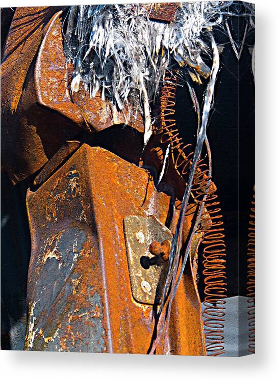 Rust Scapes #9 Canvas Print featuring the photograph Rust Scapes #9 by Jessica Levant