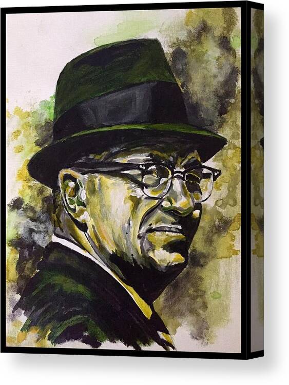 Lombardi Canvas Print featuring the painting Saint Vince by Joel Tesch