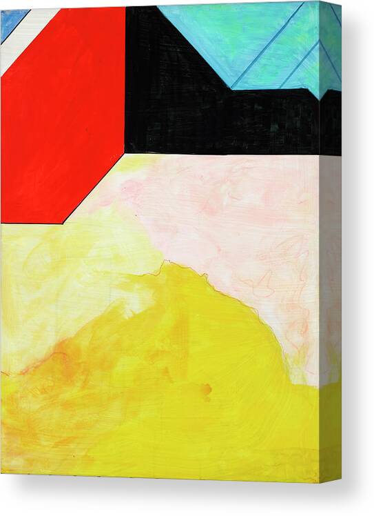 Abstract Canvas Print featuring the painting Sinfonia un bel giorno - Part 4 by Willy Wiedmann