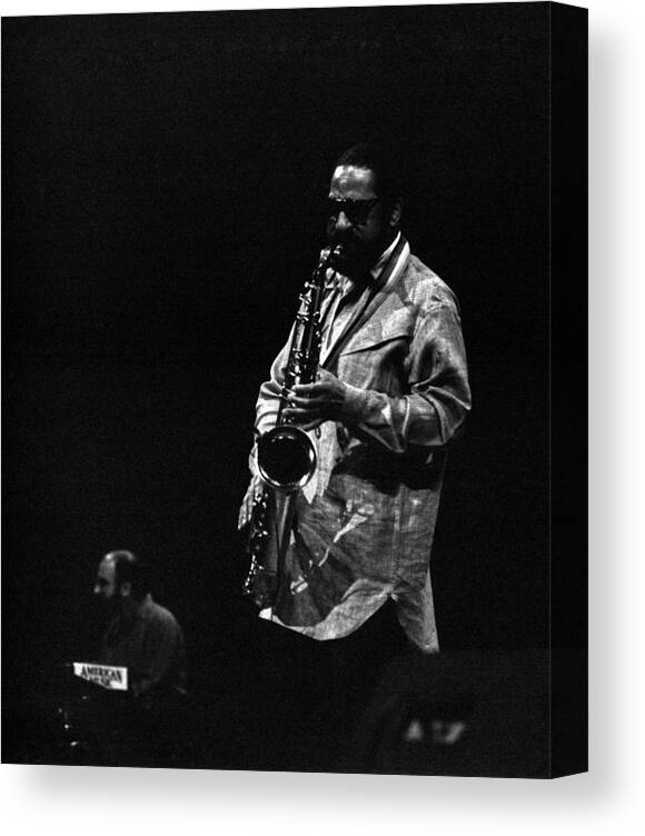 Jazz Canvas Print featuring the photograph Sonny Rollins by Lee Santa