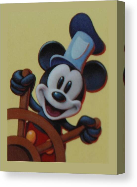 Micky Mouse Canvas Print featuring the photograph Steamboat Willy by Rob Hans