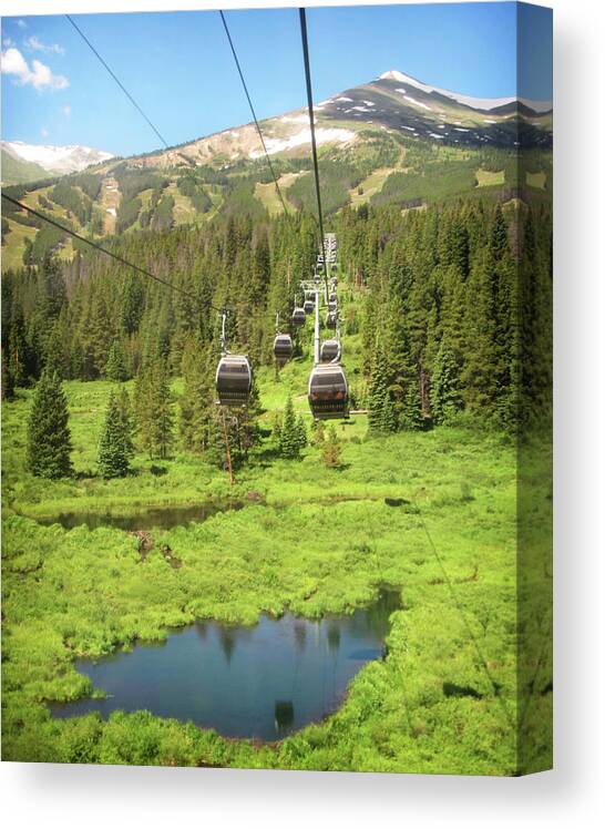 Summer Canvas Print featuring the photograph Summer Gondola Times by Marilyn Hunt