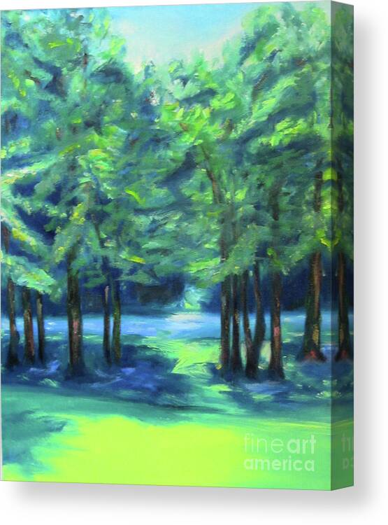 Art Canvas Print featuring the painting Summer by Karen Francis