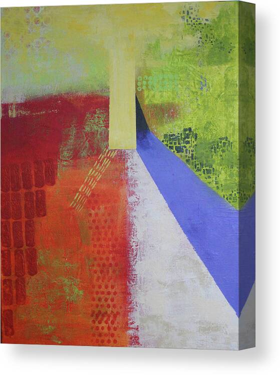 Abstract Canvas Print featuring the painting Sunday Sunrise by April Burton