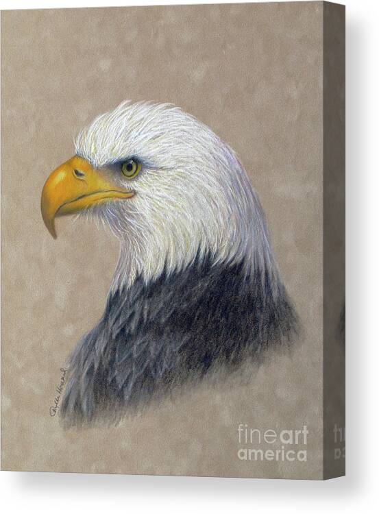 Eagle Canvas Print featuring the painting Supremacy by Phyllis Howard