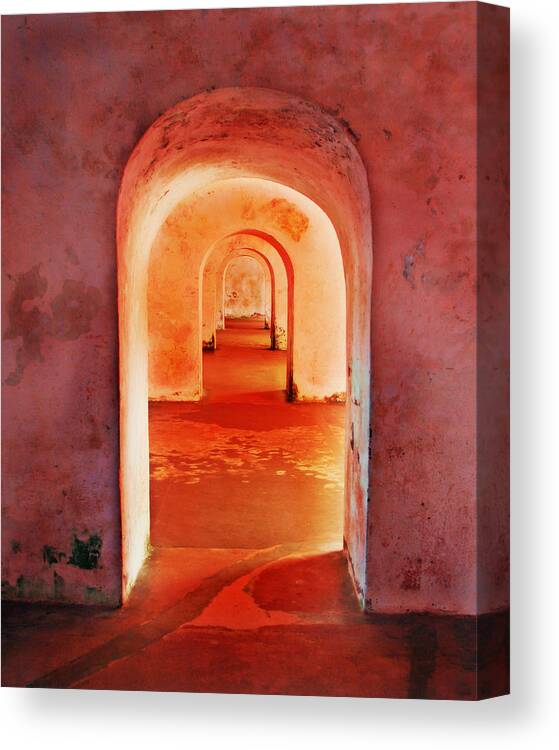 Arch Canvas Print featuring the photograph The Arches by Perry Webster
