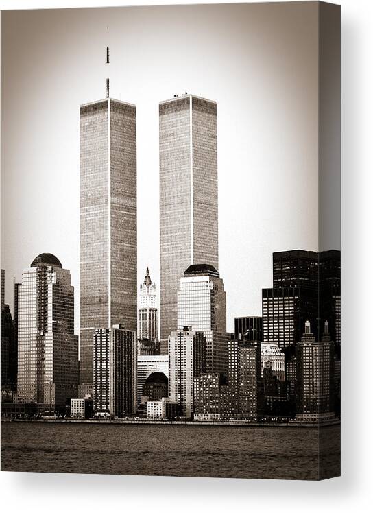 Twin Towers Canvas Print featuring the photograph The Twin Towers by Frank Winters