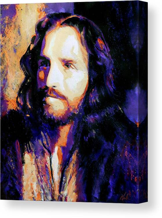 Jesus Christ Canvas Print featuring the painting The Way by Steve Gamba
