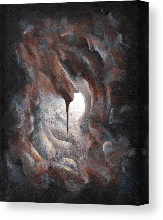 Jb Imagery Canvas Print featuring the painting Tunnel Vision 02 - Keyhole by Joe Burgess