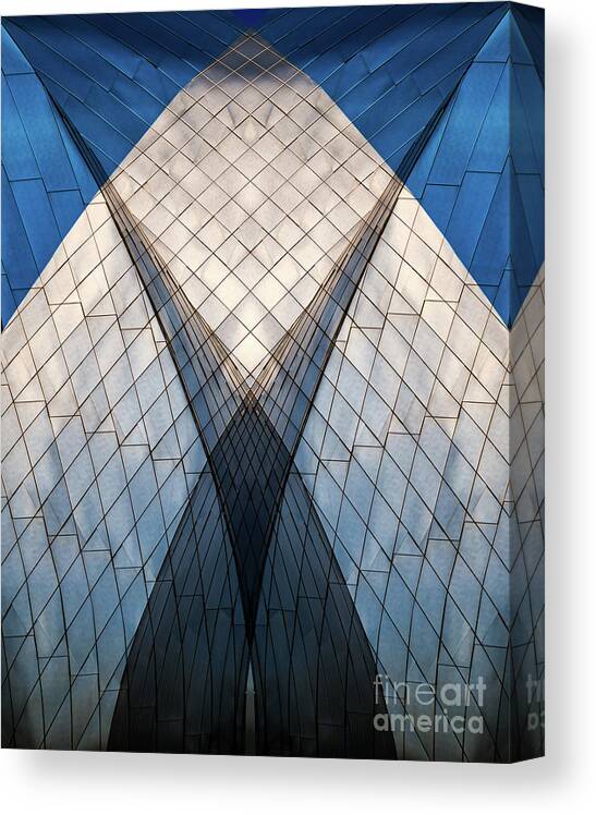 Chicago Canvas Print featuring the photograph Urban abstract XI by Izet Kapetanovic