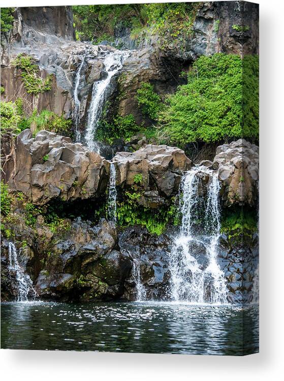 Waterfalls Canvas Print featuring the photograph Waterfall Series by Daniel Murphy