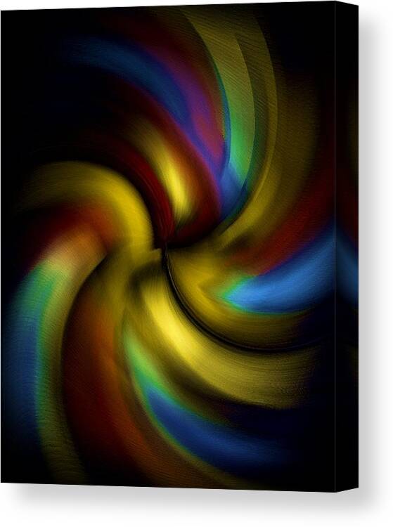Smoke Canvas Print featuring the digital art Where There's Smoke There's Fire by Terry Mulligan
