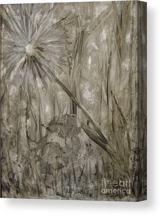 Wish From The Forest Floor Canvas Print featuring the painting Wish From The Forrest Floor by Reed Novotny