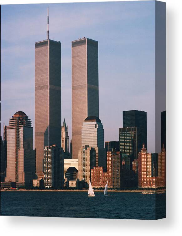 Architecture Canvas Print featuring the photograph World Trade Center 1989 by Paul Ross