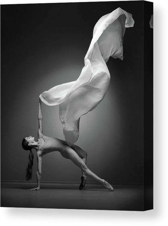 Dance Canvas Print featuring the photograph Art Of Movement Series by Andrey Stanko